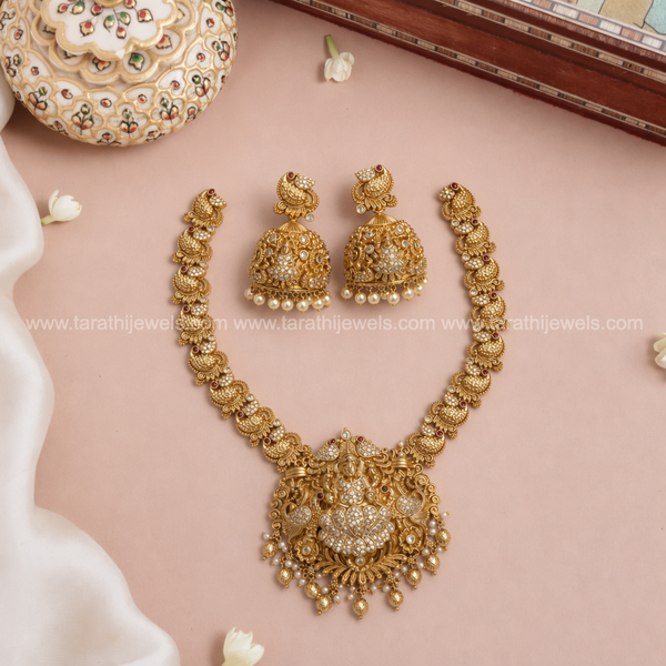 Nakshi Gold Finish Necklace N953
