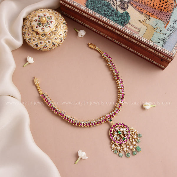Tarathi Jadau Kundan Necklace N957
