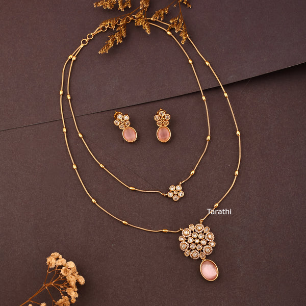 Saanya double layer Neckset N969