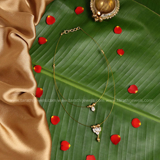Janaki Jadau Invisible Necklace N974