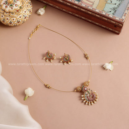 Dhanusha Invisible Necklace N976