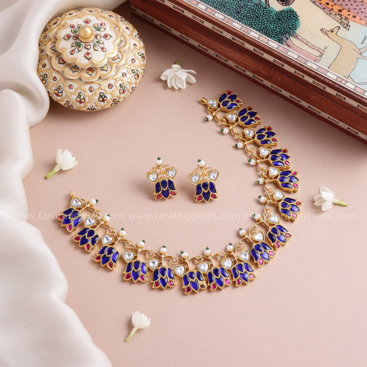 Lotus Jadau Necklace N988