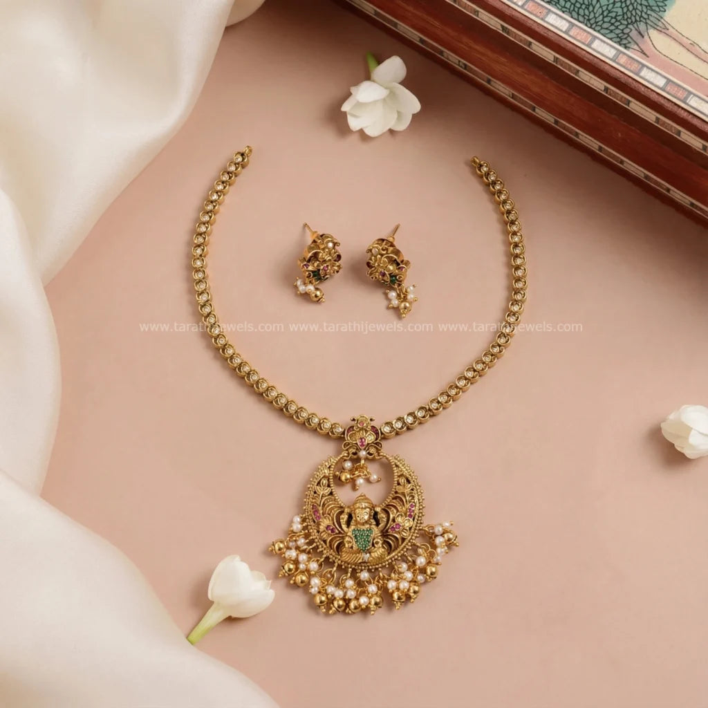 Seetha Antique Lakshmi Necklace N853
