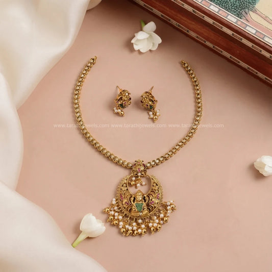 Seetha Antique Lakshmi Necklace N853