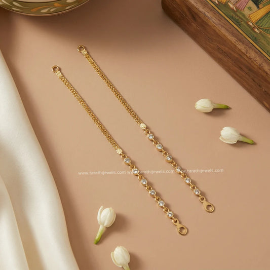 Gold Look Alike Earring Chain EC105