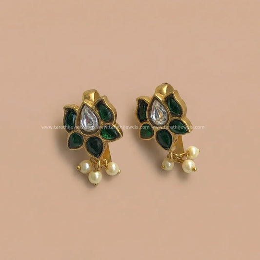 Lotus Jadau Kundan Bugadi B04