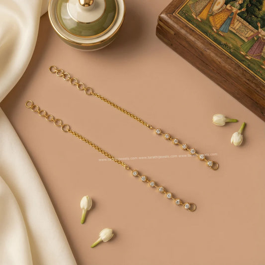 Gold Look Alike Earring Chain EC100