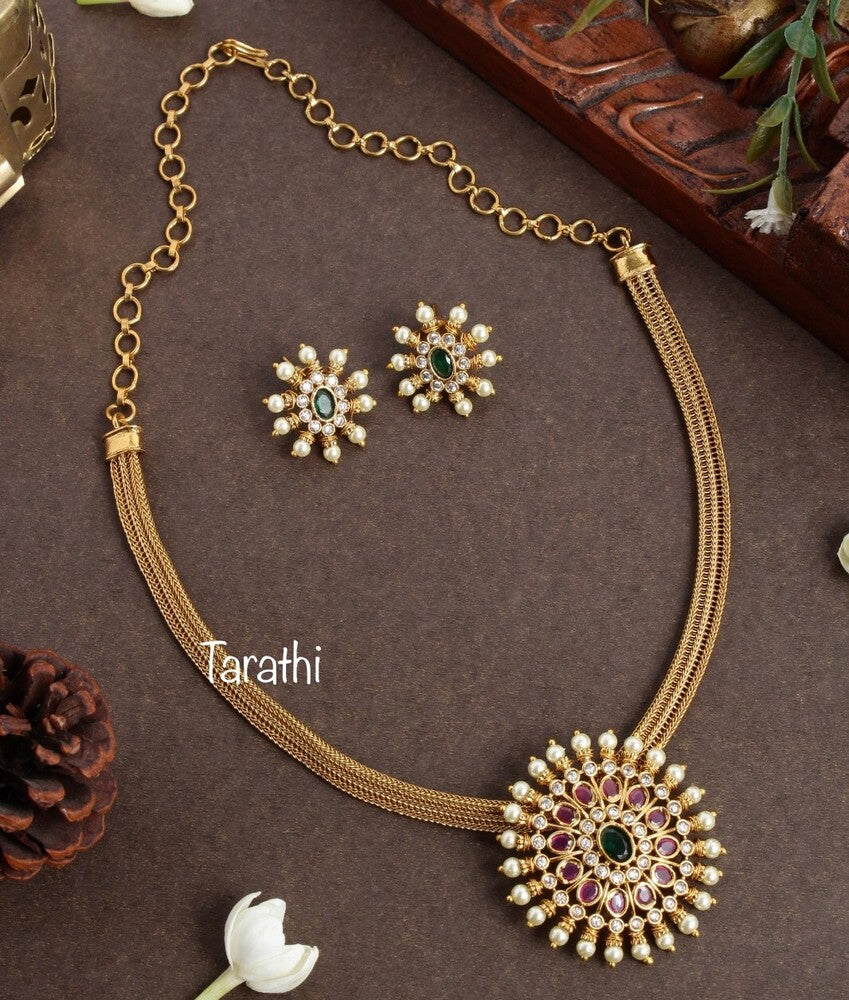 Chakra High Neck Choker CH181