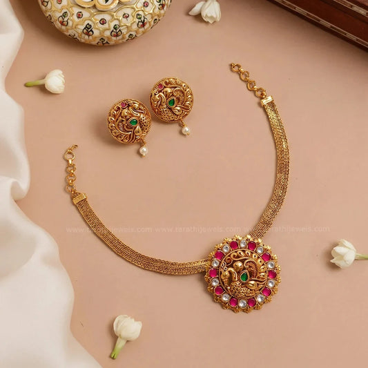 Diamond Look Alike Choker CH387