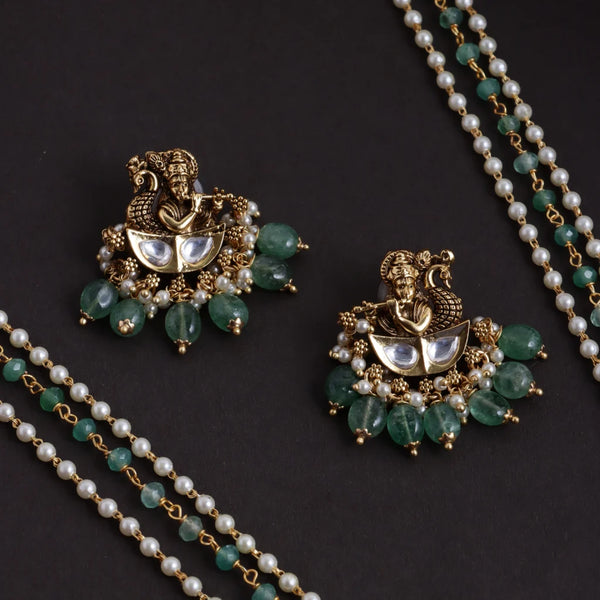 Lakshmi Beaded Haaram HA385