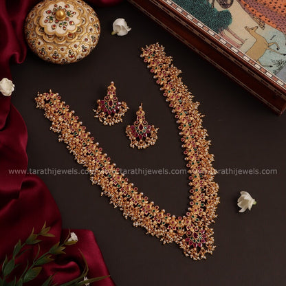 Antique Guttapusalu Long Haaram HA184