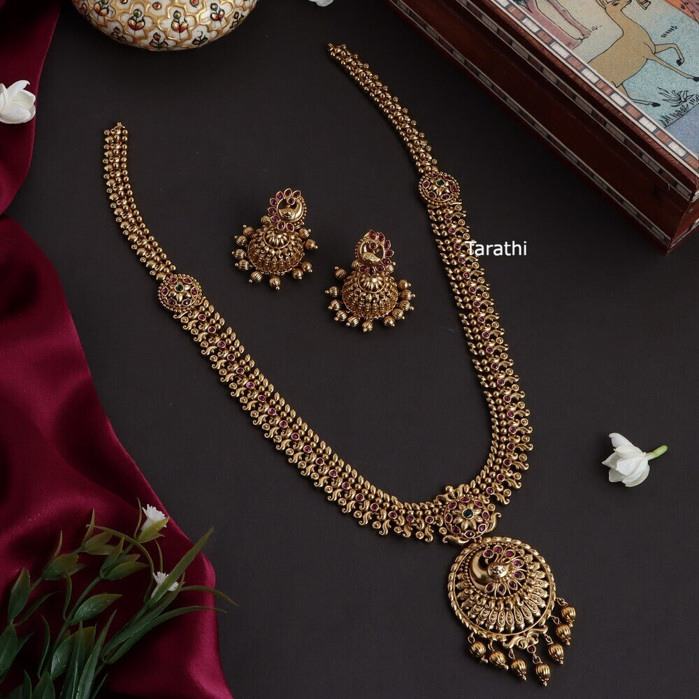 Antique Peacock Design Haaram HA75