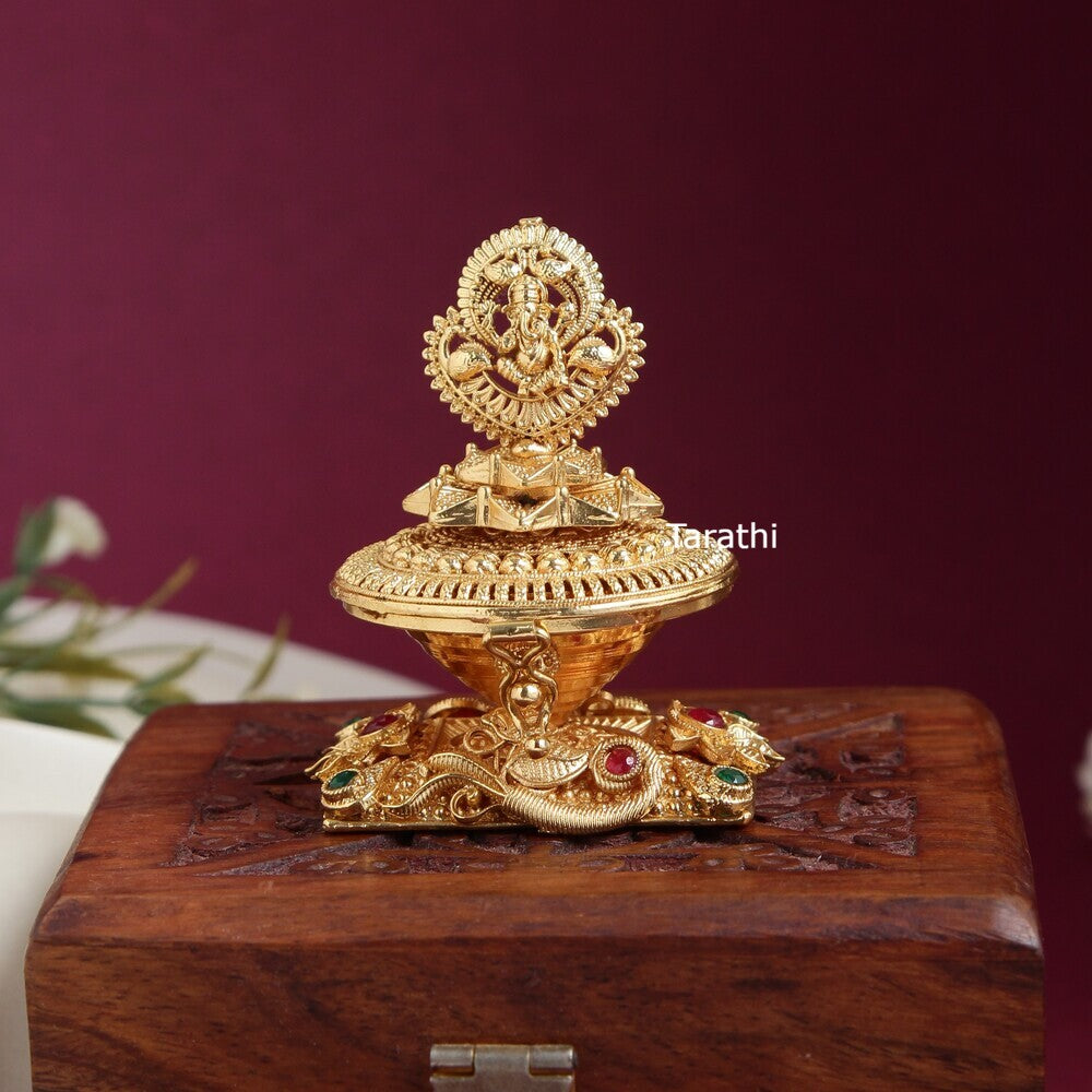 Ganesha Kumkum Box KK17