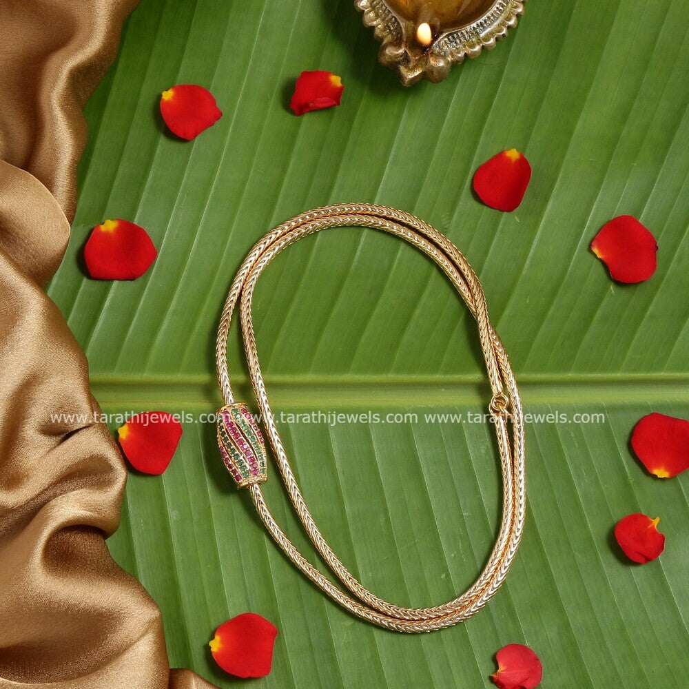 Traditional Ad stone Mogappu Chain MC15