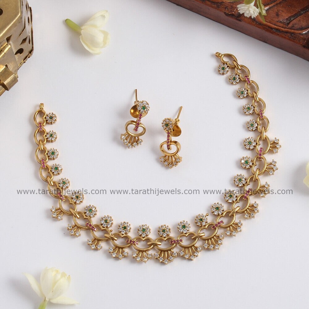 Unique Ad short Necklace N276