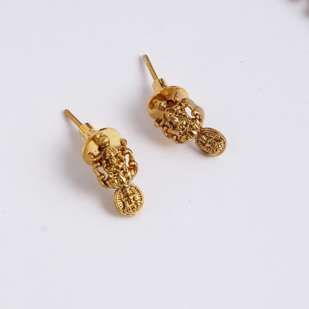 Gold look alike Lakshmi Necklace N327
