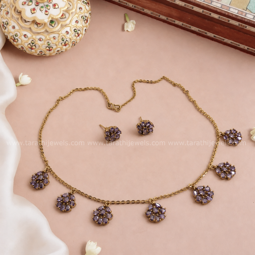 Simple Flower Necklace N498