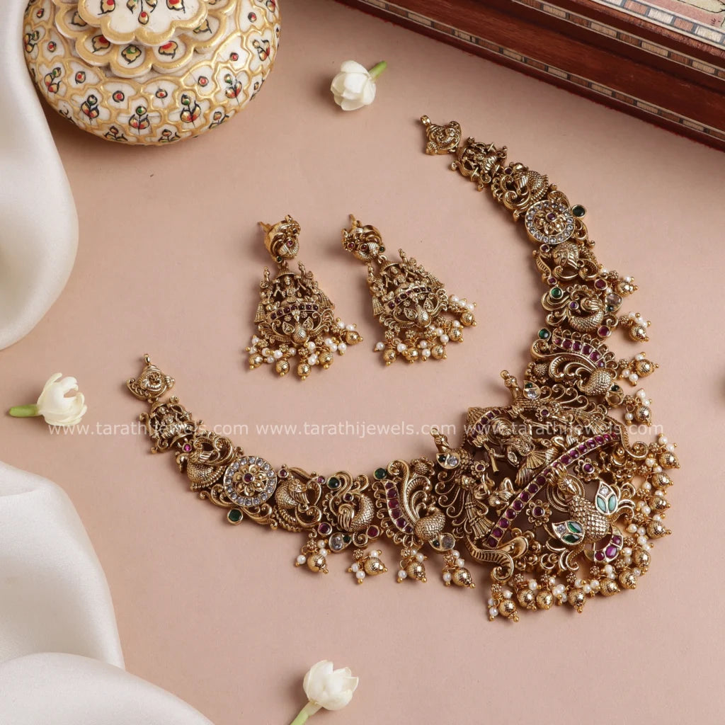 Antique Bridal Temple Necklace N775