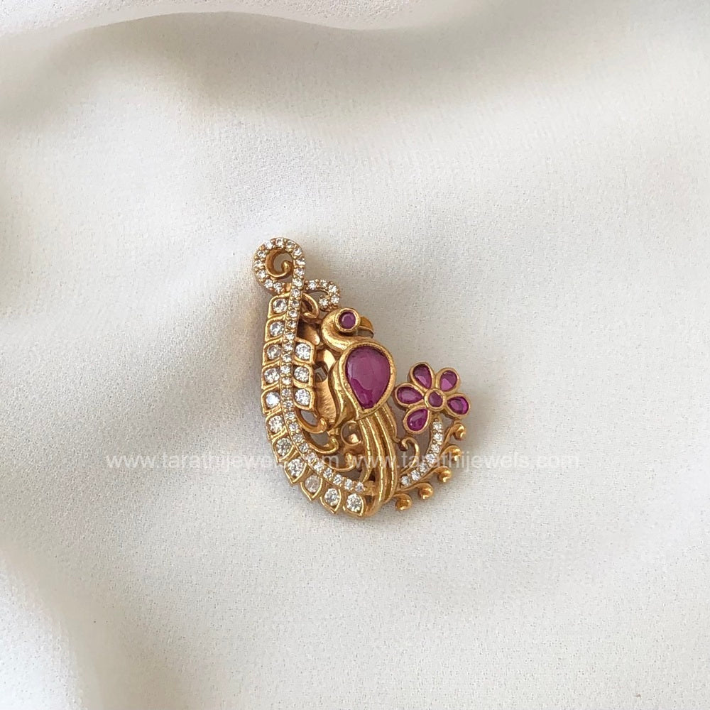 Peacock Saree Pin SP03