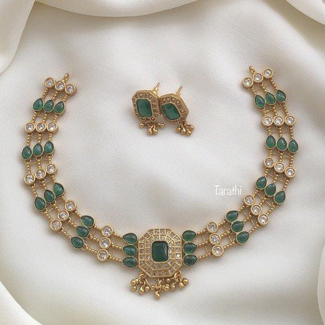 Beautiful Three Layered Necklace set