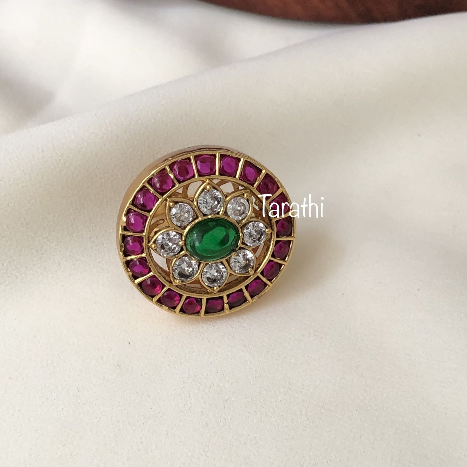 Buy Designer Peacock Finger Ring/ Kundan Finger Ring/jadau Ring/ Indian  Jewelry/ Pakistani Jewelry/ Meenakari Finger Ring/ Kundan Ring Online in  India - Etsy