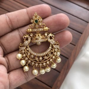 Traditional Pendant Pearls and Gold ball Long Haaram.