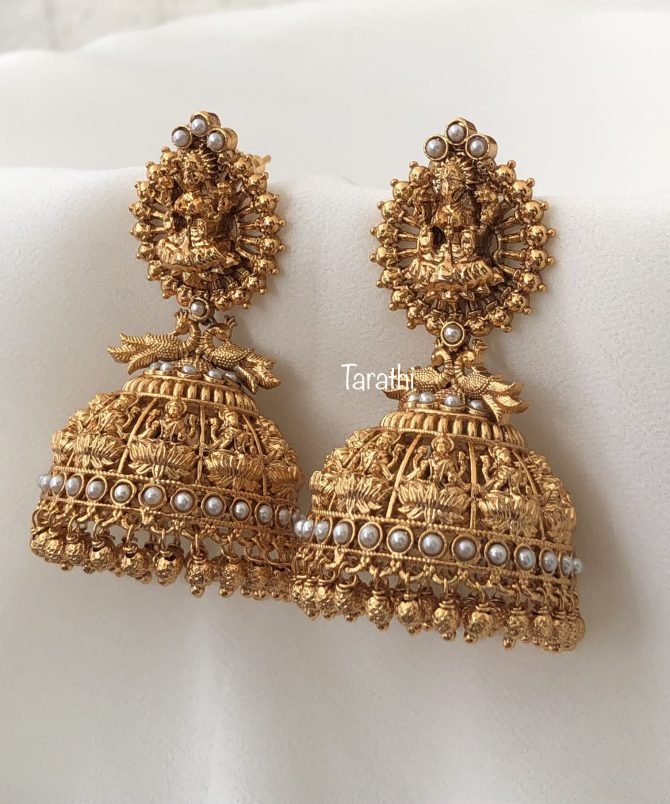 Traditional Gold Look alike Lakshmi Jumka