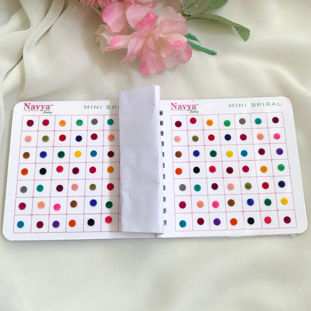 Navya Multi color Plain Bindi Book Size6 BB05 - Image 2