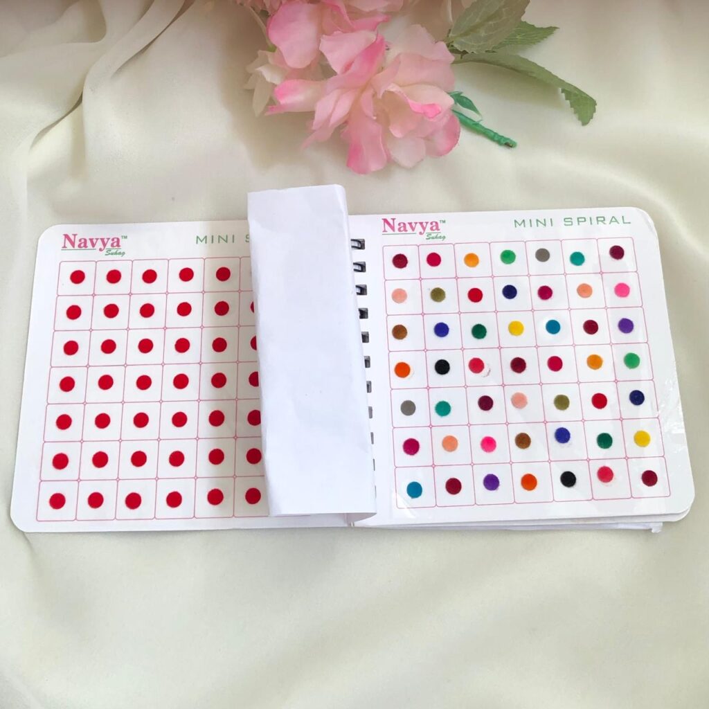 Navya Multi color Plain Bindi Book Size6 BB05