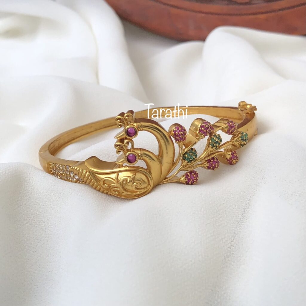 Antique Peacock Kada Bangles BA42