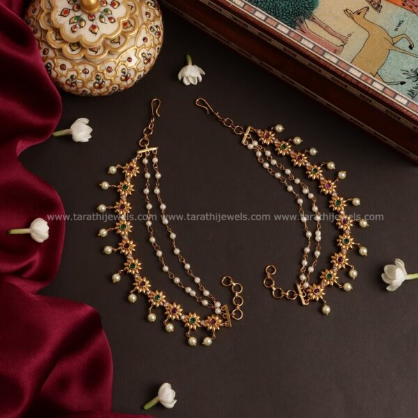 Simple Flower Earring chain EC61