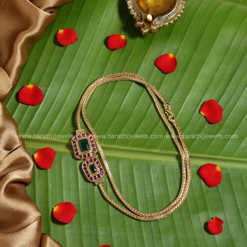 Traditional Ad stone Mogappu Chain MC18