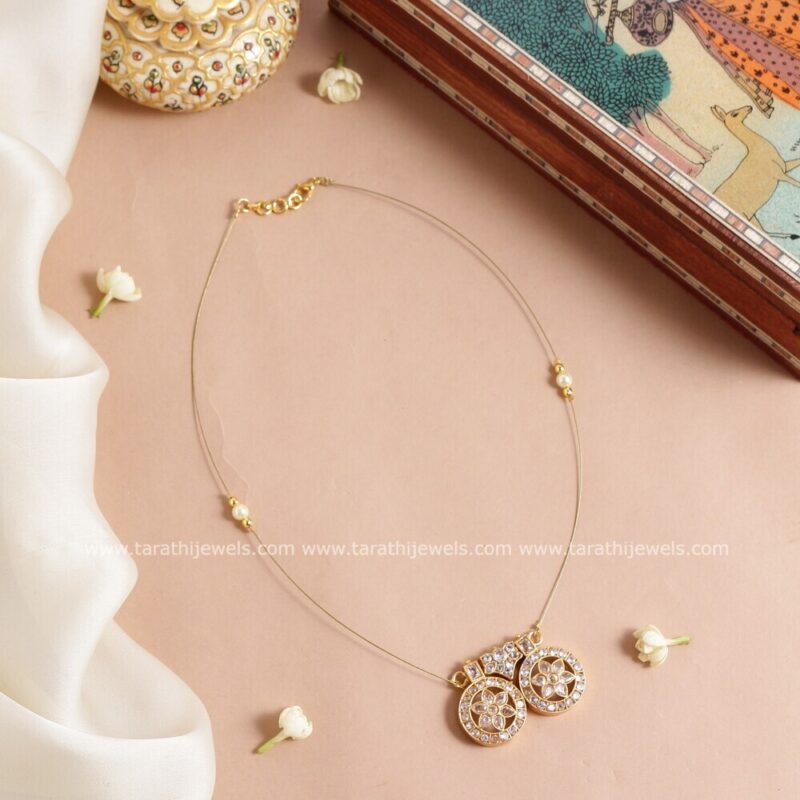 Jadau Invisible Neckpiece N593