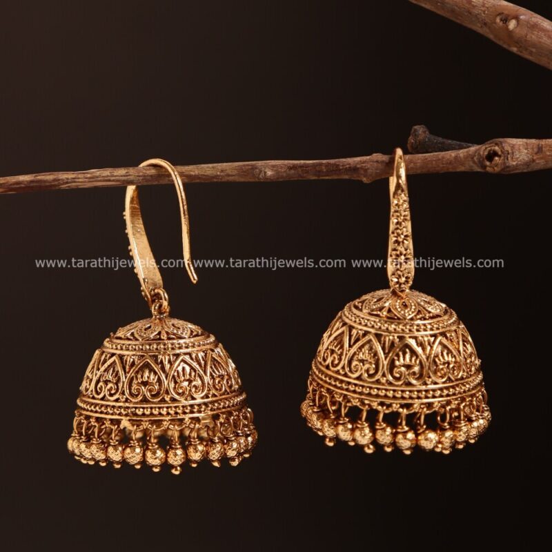Madhu Antique Hook Jumka EA463 - Image 2