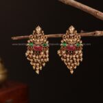 Lakshmi Golden Beads Drops Earring EA467
