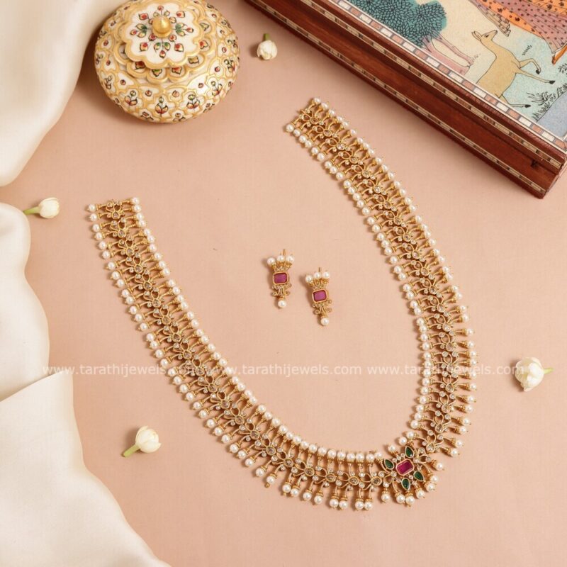 Bridal Pearl Finish Haaram HA251