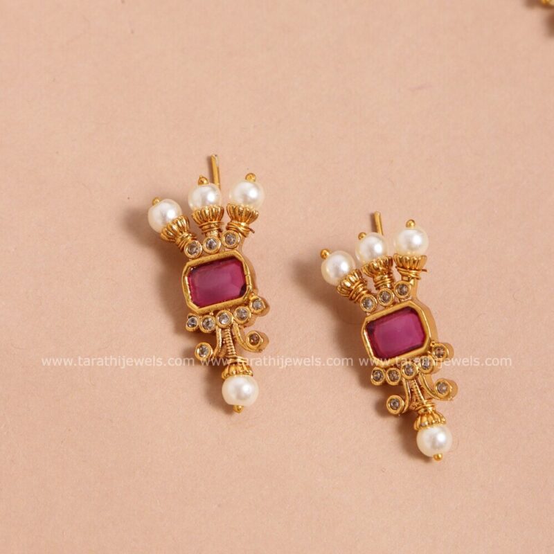 Bridal Pearl Finish Haaram HA251 - Image 2
