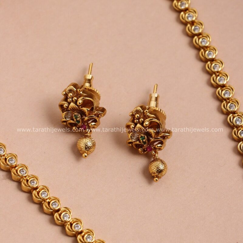 Antique Short Necklace N619 - Image 2