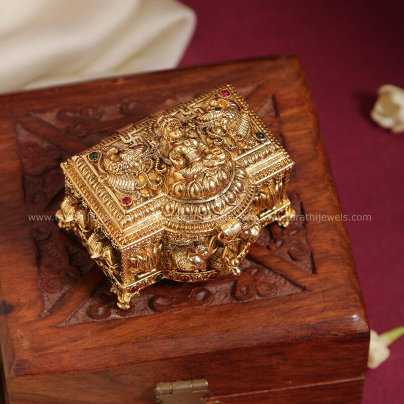 Lakshmi Devi Kumkum Box KK34
