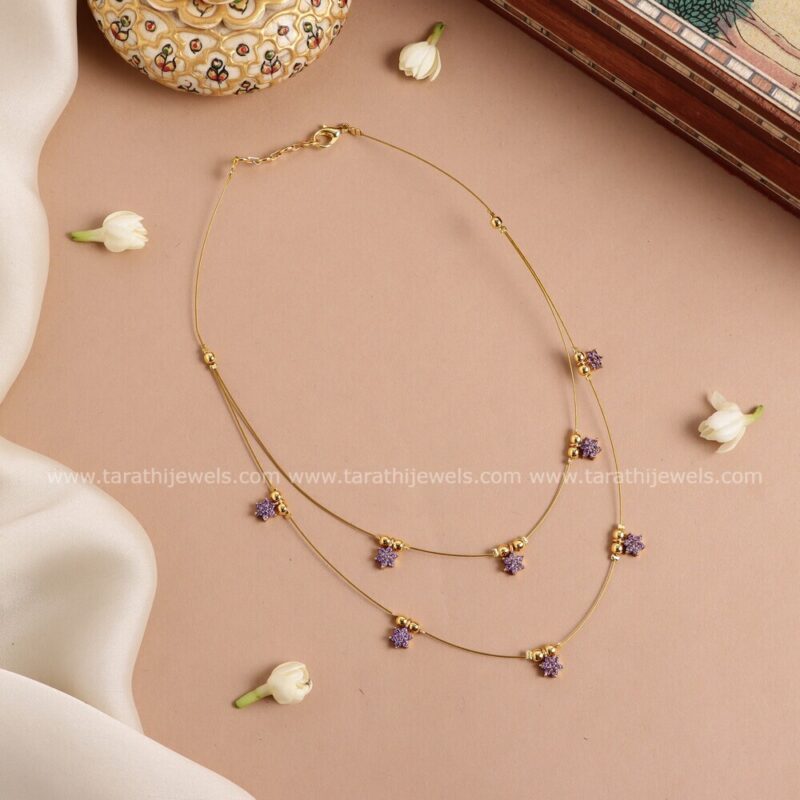 Dual Layered Invisible Necklace N631