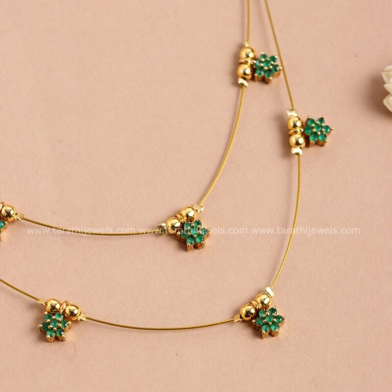 Dual Layered Invisible Necklace N633 - Image 2