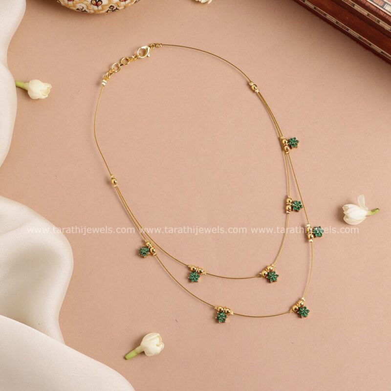 Dual Layered Invisible Necklace N633