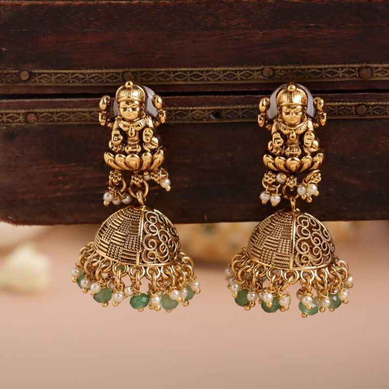 Premium Quality Antique Bridal Necklace N637 - Image 2