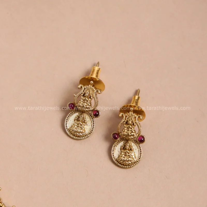 Amazing Lakshmi With Coin Necklace N668 - Image 2