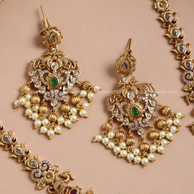 Amazing Peacock Necklace N671 - Image 2