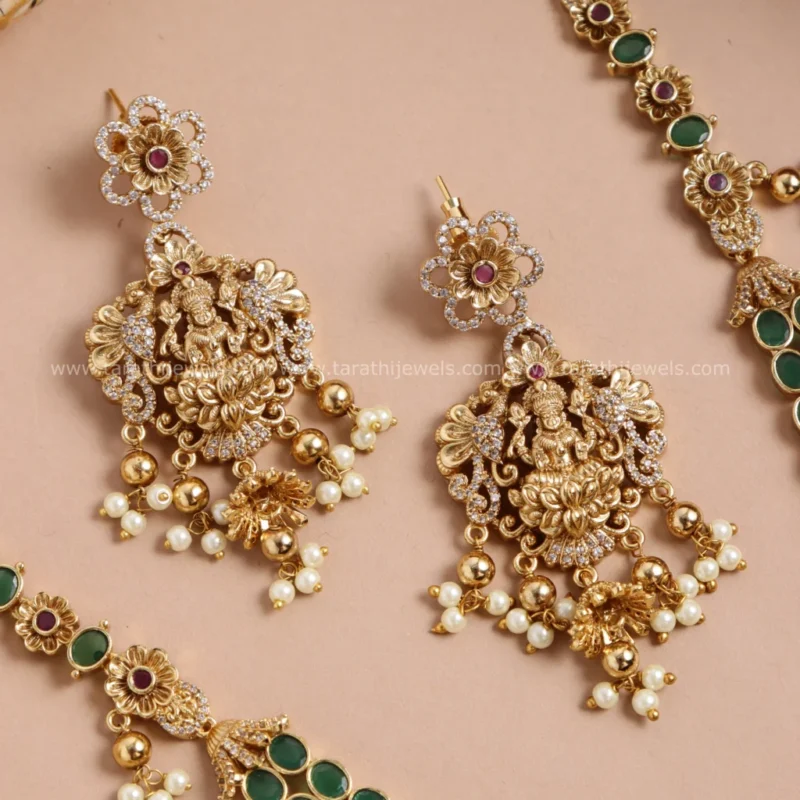 Amazing Lakshmi Necklace N674 - Image 2