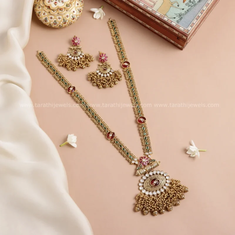 Gold Finish Long Haaram HA271