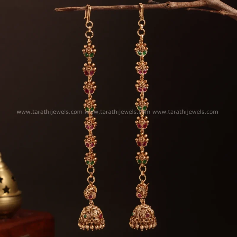Bridal peacock Jumka With Maatal BR25