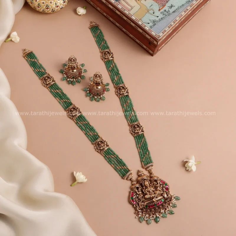 Grand Premium Green Beads Haaram HA277