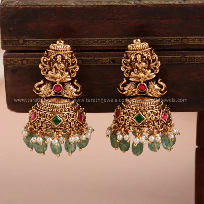 Grand Premium Green Beads Haaram HA277 - Image 2